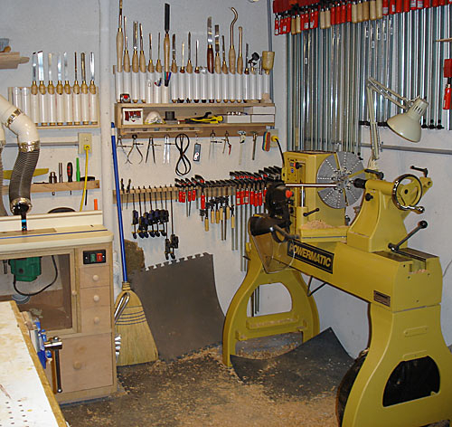 Lathe Work Area